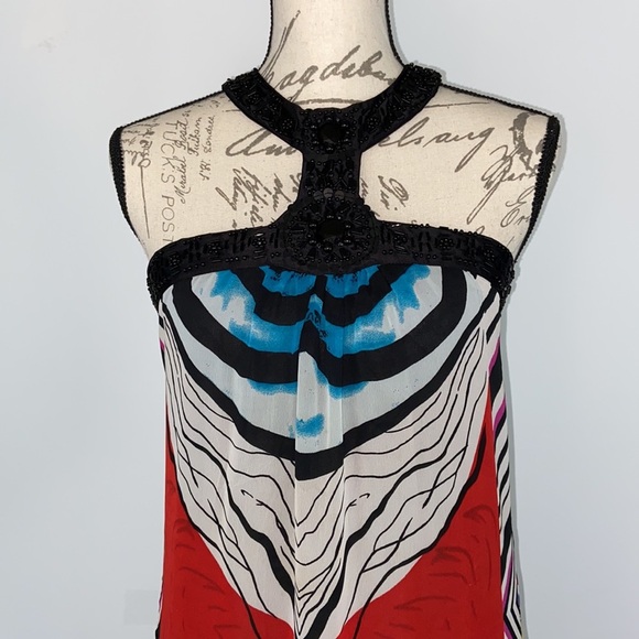 Authentic Icon Multi Color Maxi Dress Size XS - Picture 2 of 7